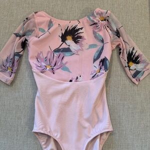 Eleve Lilli Bellini Leotard  3/4 mesh sleeve; Medium